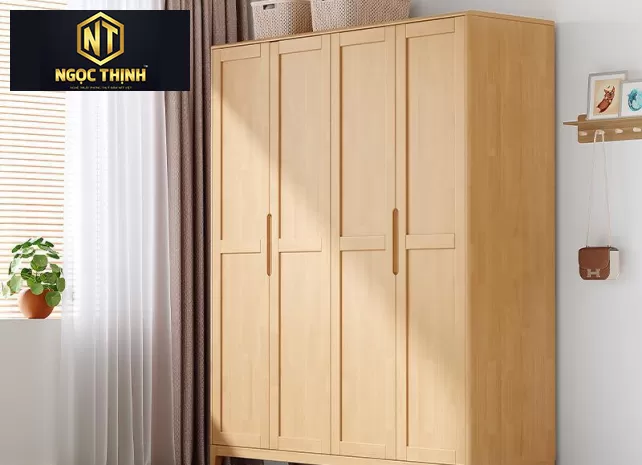 Tủ quần áo thiết kế đơn giản tại Tân Hiệp